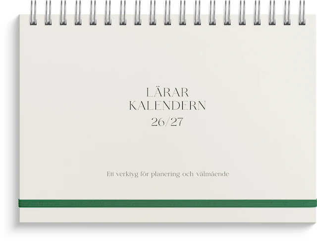 Stora Lärarkalendern Reflektion 26/27 Burde