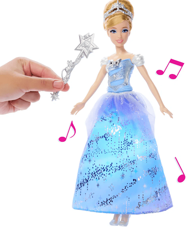 Produktbild 3 för Disney Princess Light-Up Modedocka med Ljus Askungen Docka