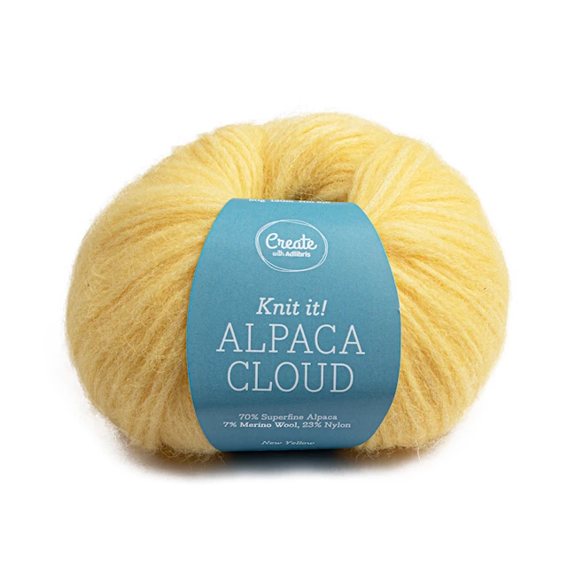 Alpaca Cloud 50 g Yellow A287 Adlibris