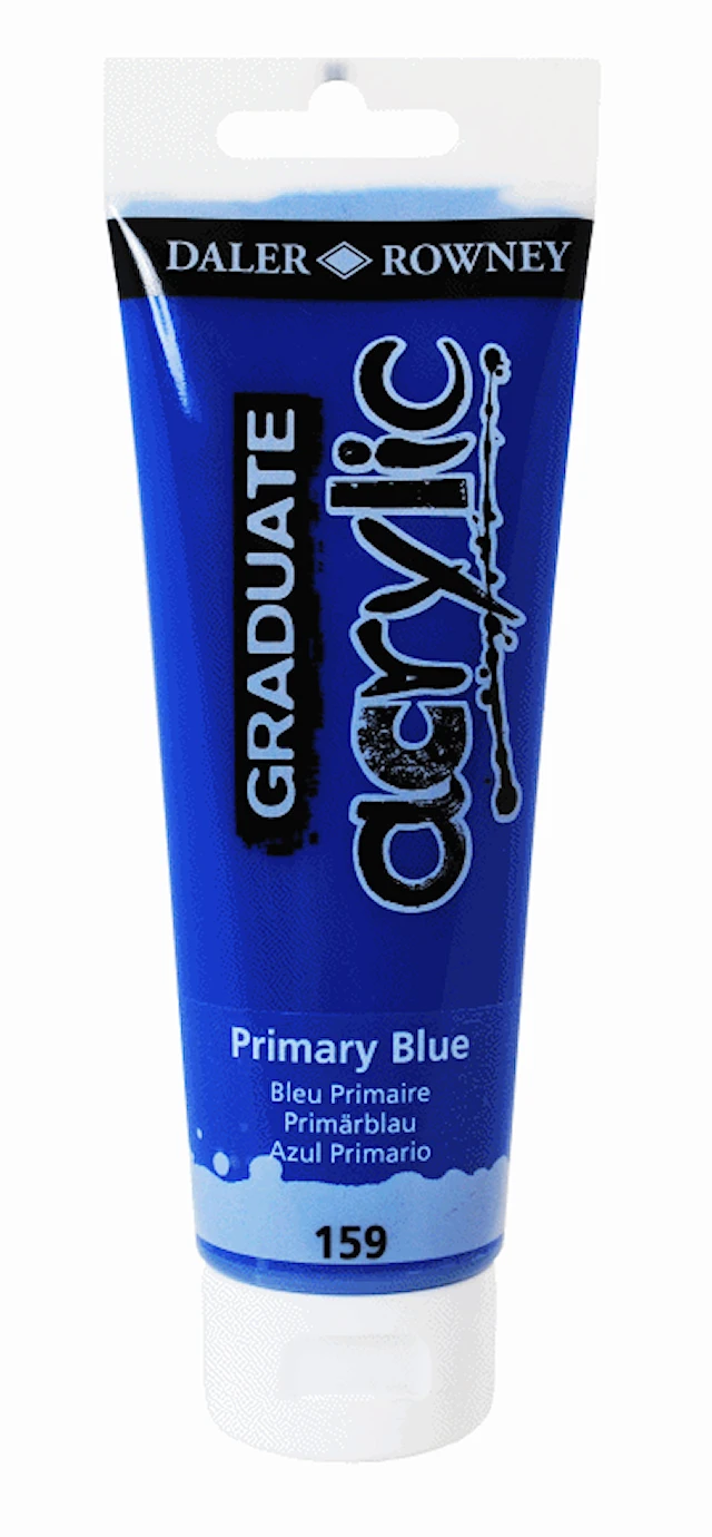 Graduate Acrylic 120 ml Sininen