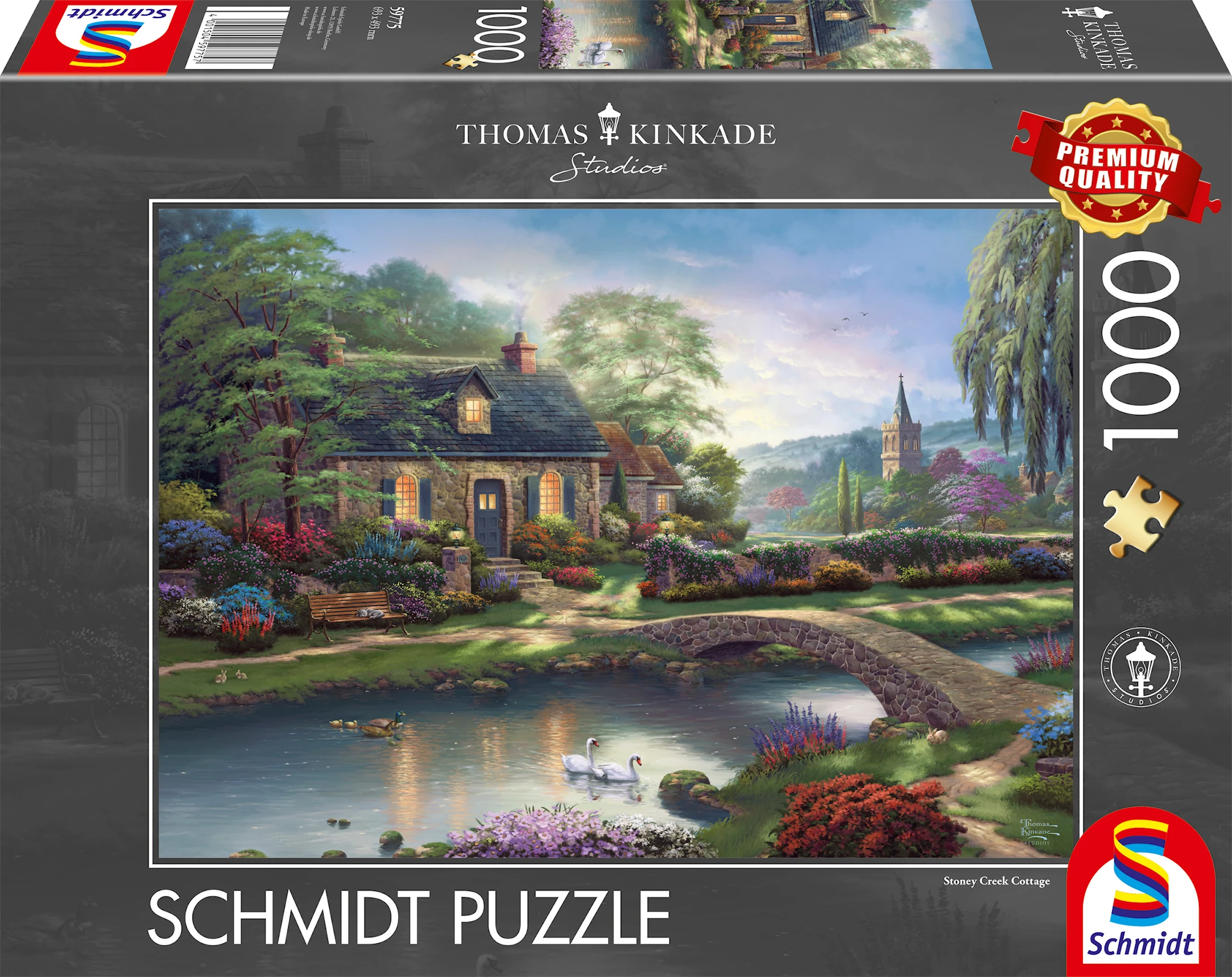 Produktbilde for Puslespill Stoney Creek Cottage 1000 brikker Schmidt