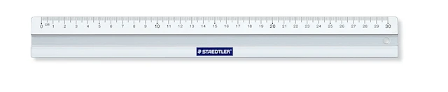 Linjal 30 cm Aluminium Staedtler