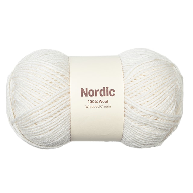 Nordic 100% villa 100 gr Vispikerma luunvalkoinen A826  Adlibris