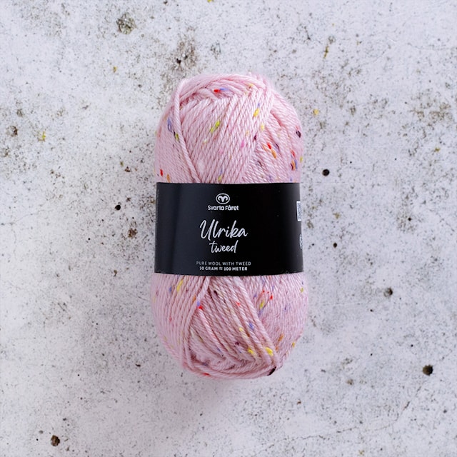 Ulrika Tweed Ullmiks 50 g Pink Salt 003 Svarta Fåret