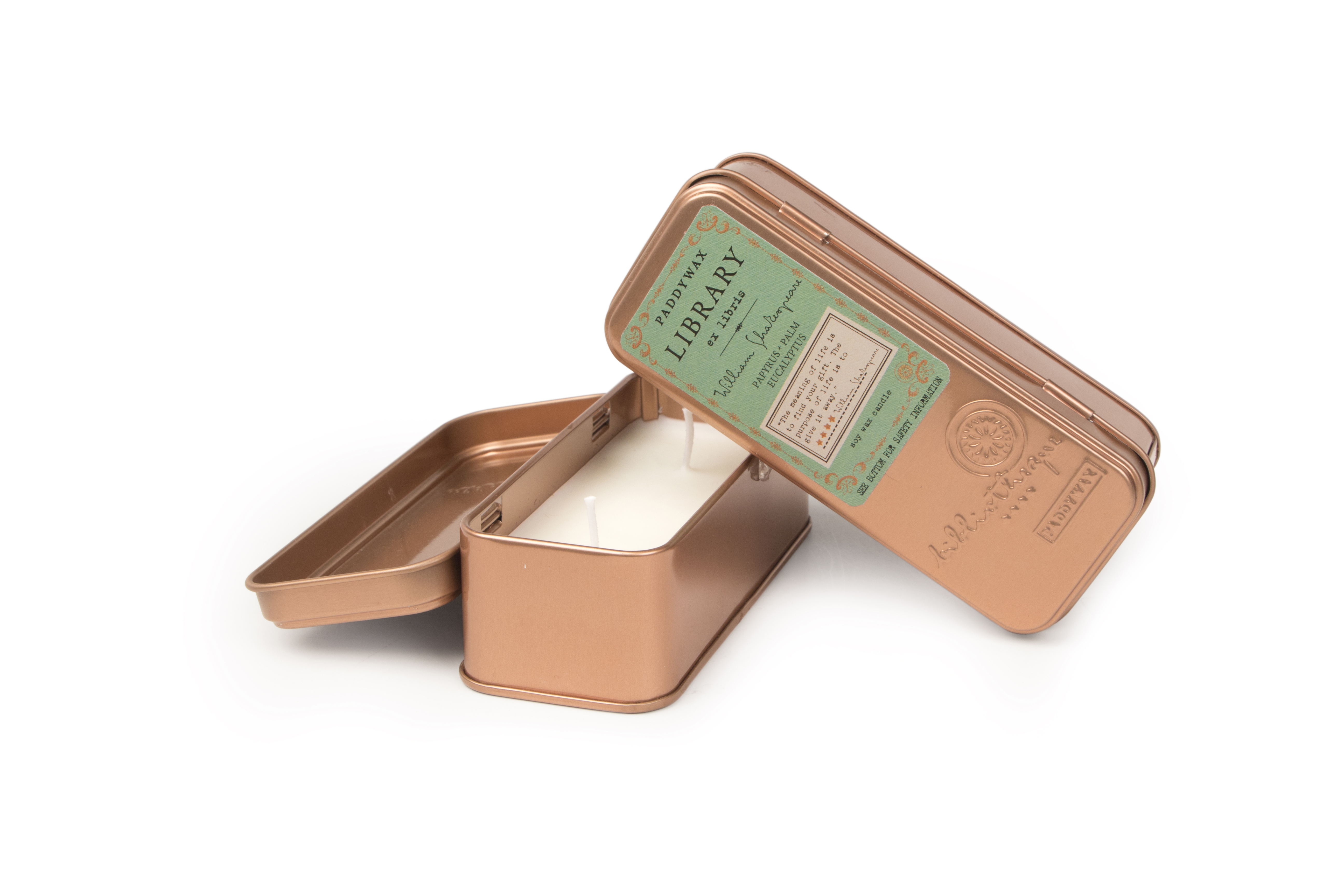 Ljus Travel Tin Shakespeare Paddywax