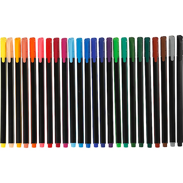 Produktbild 2 för Colortime Fineliner Tusch 24-pack