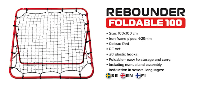 Produktbilde 3 for Rebounder Fotball Kicker, 100*100 cm, SportMe