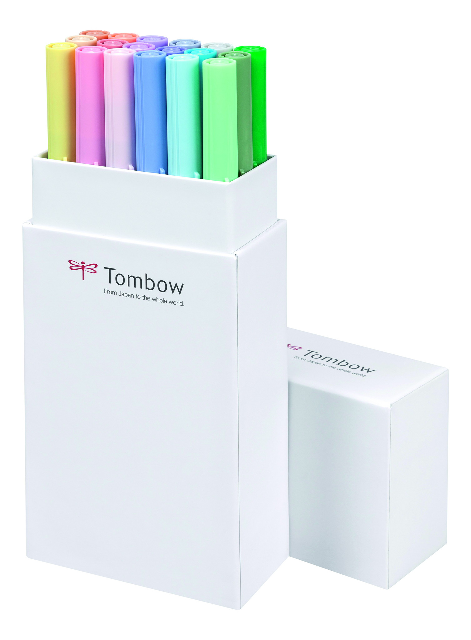 Brush Pen Ritpennor Tombow ABT Dual Brush Pastell 18-pack