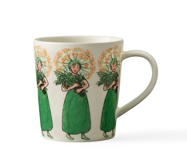 Design House Stockholm Elsa Beskow Muki kahvalla Mrs. Dill 40 cl