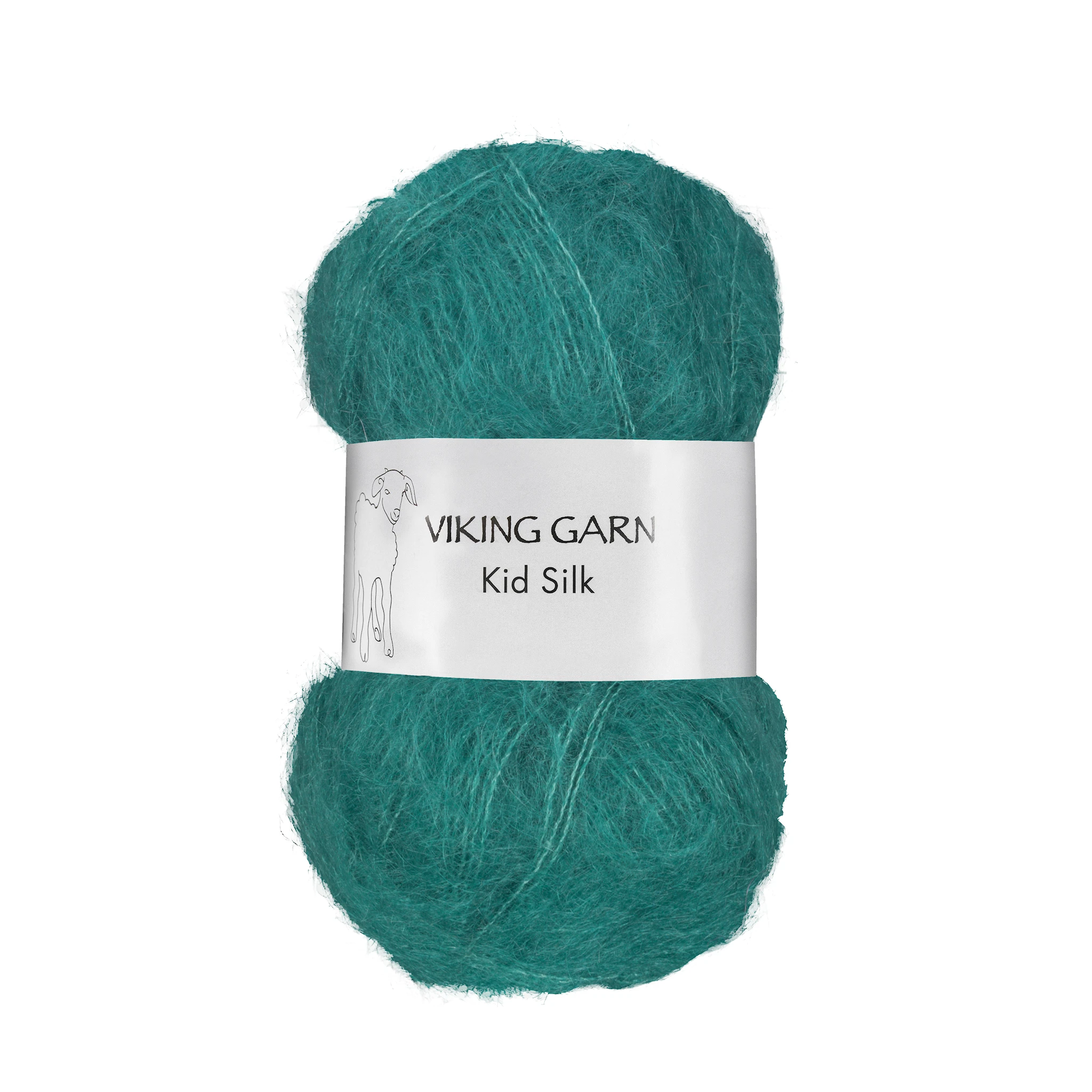 Tuotekuva ille Kid/Silk 25 g Jade 339 Viking Garn