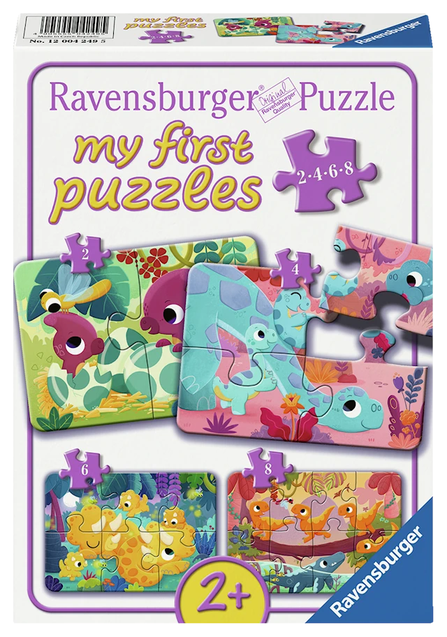 Sweet Dinos Lasten palapeli 2/4/6/8 palaa Ravensburger