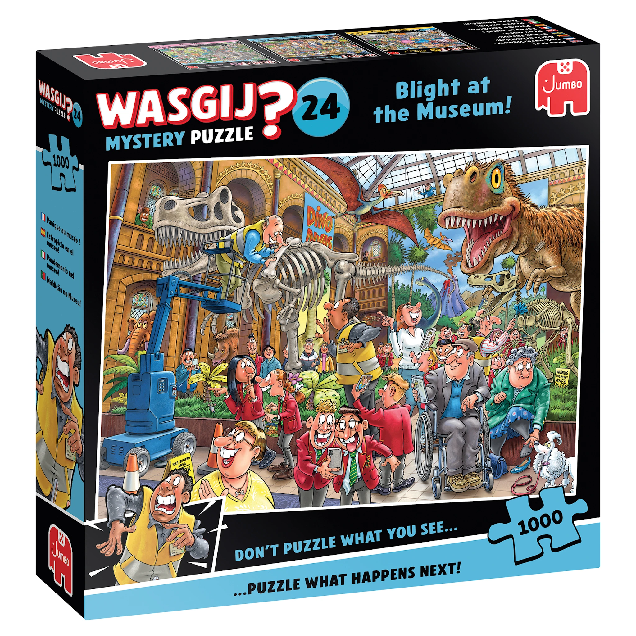 Produktbilde for Wasgij Mystery 24 Blight At The Museum! Puslespill 1000 brikker
