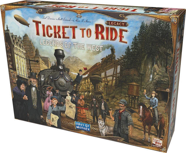 Ticket To Ride Legacy, Legends of the West (EN)
