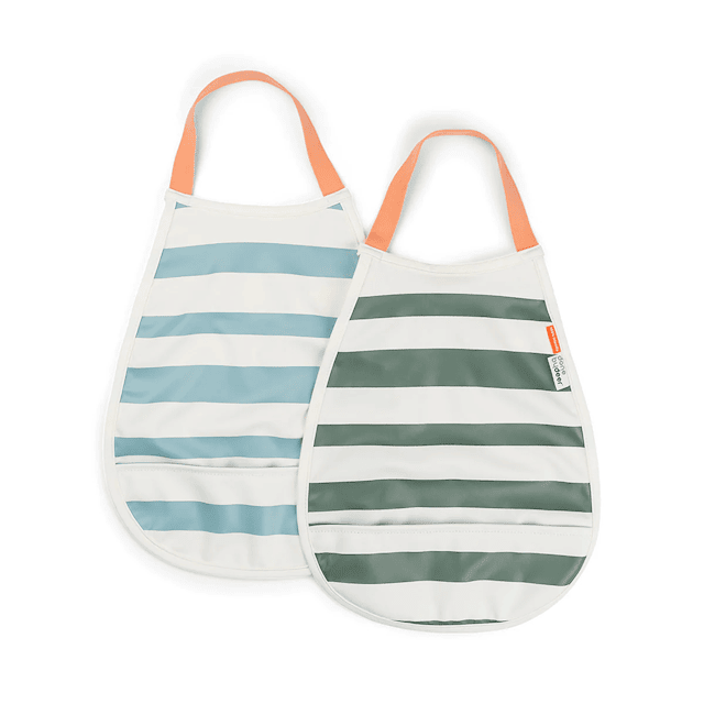 Smekke 2-pack Stripes Blue/Green Done by Deer