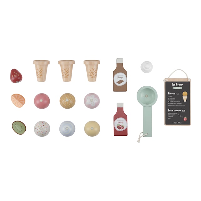 Produktbild 2 för Glassbutik Trä Little Dutch