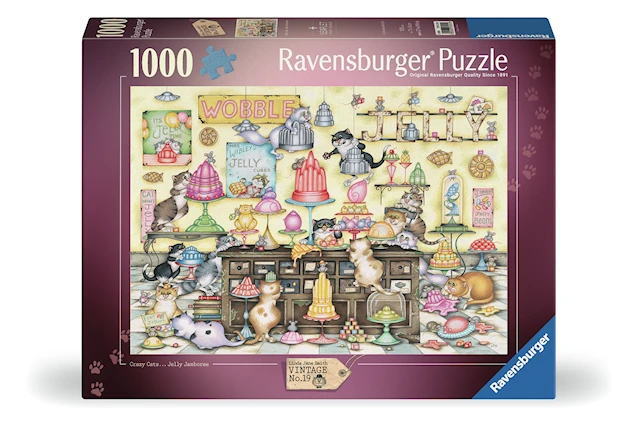 Crazy Cat's: The Jelly Shop Pussel 1000 Bitar, Ravensburger