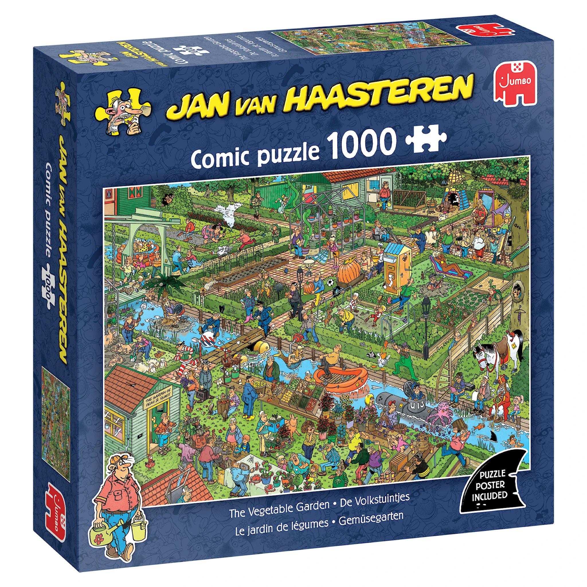 Produktbilde for Jan van Haasteren The Vegetable Garden Puslespill 1000 brikker, Jumbo