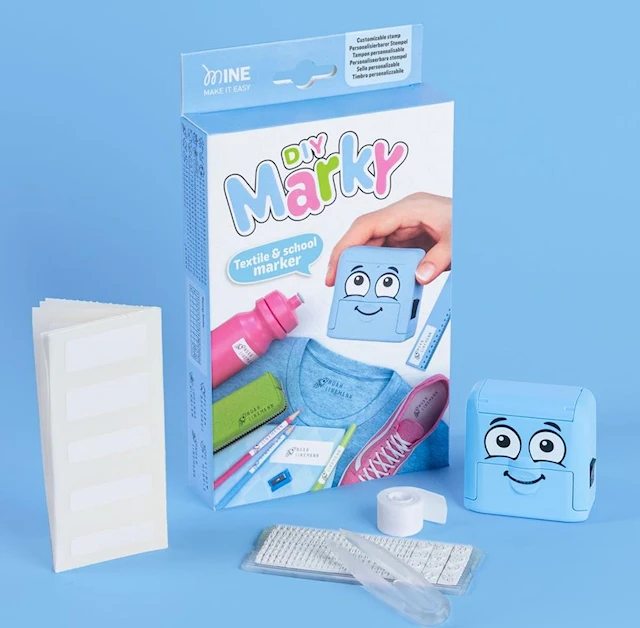 Leimasin Nimenmerkintä Sininen Marky DIY COLOP