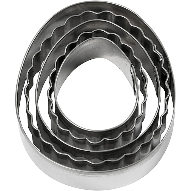 Produktbilde 1 for Utstikksformer, egg, str. 8 cm, 5 stk./ 1 pk.