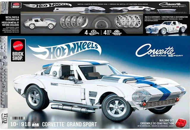Hot Wheels Brick Shop Elite Series Corvette Sport