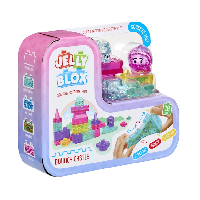 Bouncy Castle Rakennuspalikat Linna Jelly Blox