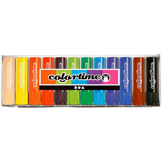 Produktbilde 6 for Soft Color Stick, L: 8 cm, ass. farger, 12 stk./ 1 pk.