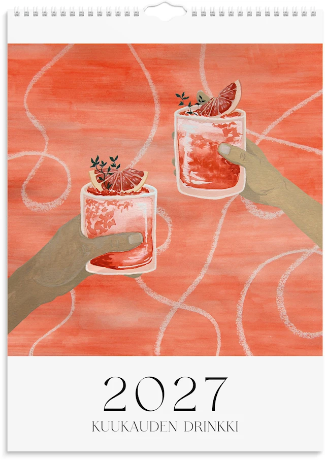 Seinäkalenteri 2027 Luontokaverit Burde