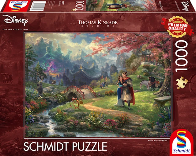 Disney Mulan Thomas Kinkade Palapeli 1000 palaa Schmidt