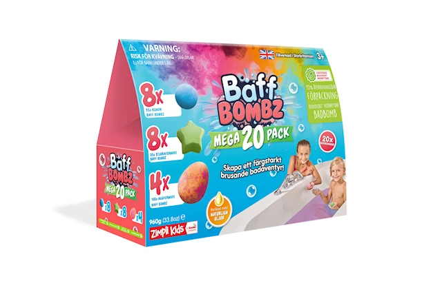Zimpli Kids Baff Bombz Mega Pack
