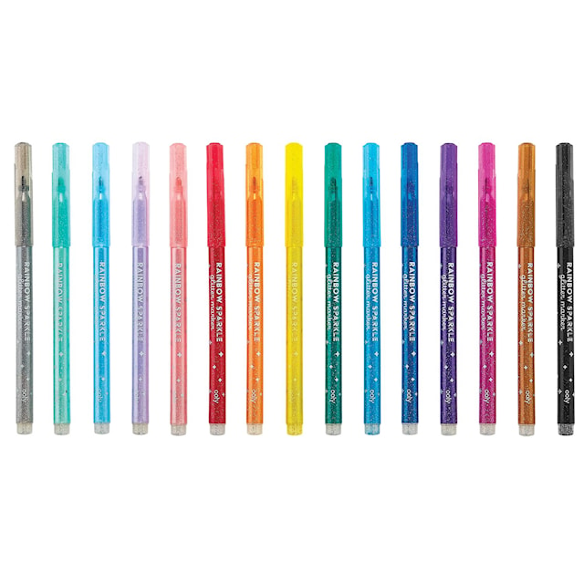 Produktbilde 5 for Tusjpenner Glitter 15-pk, Ooly