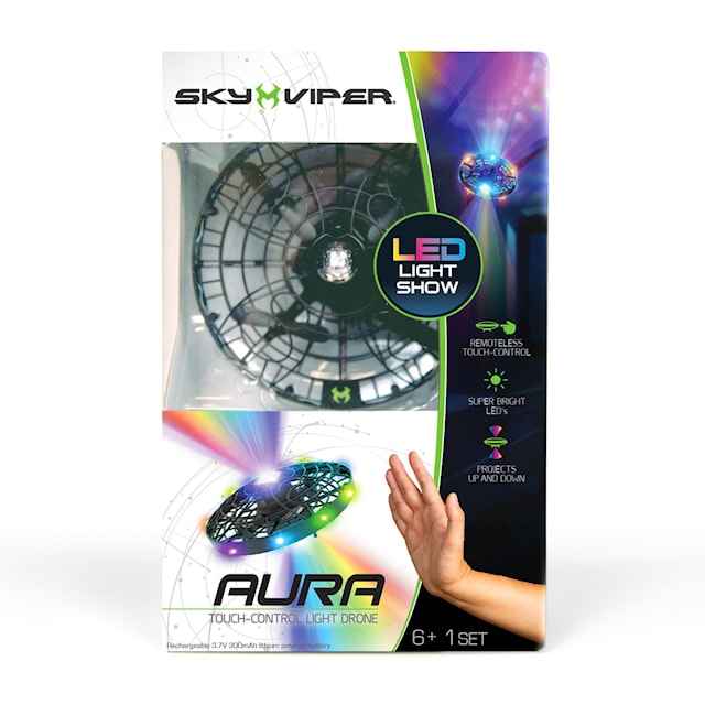 Produktbild 1 för Sky Viper Aura Force Drönare med LED-ljus