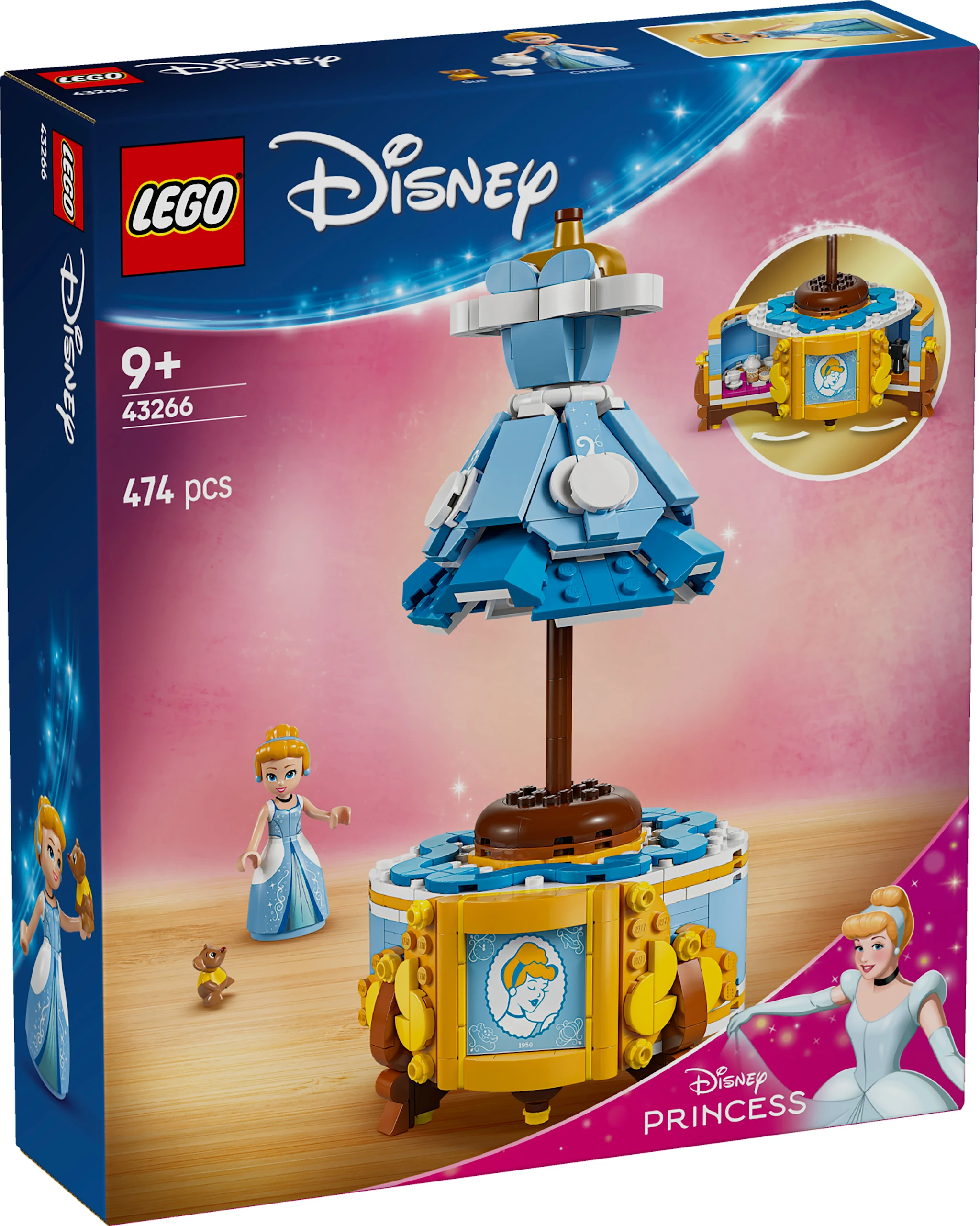 Tuotekuva ille Tuhkimon mekko LEGO® Disney Princess (43266)