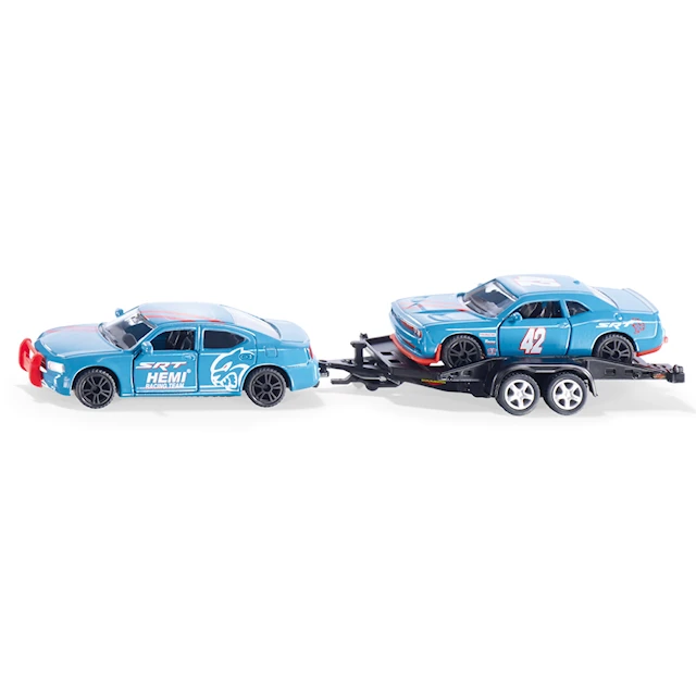 Siku-auton kanssa Trailer Racing -teema 1:50
