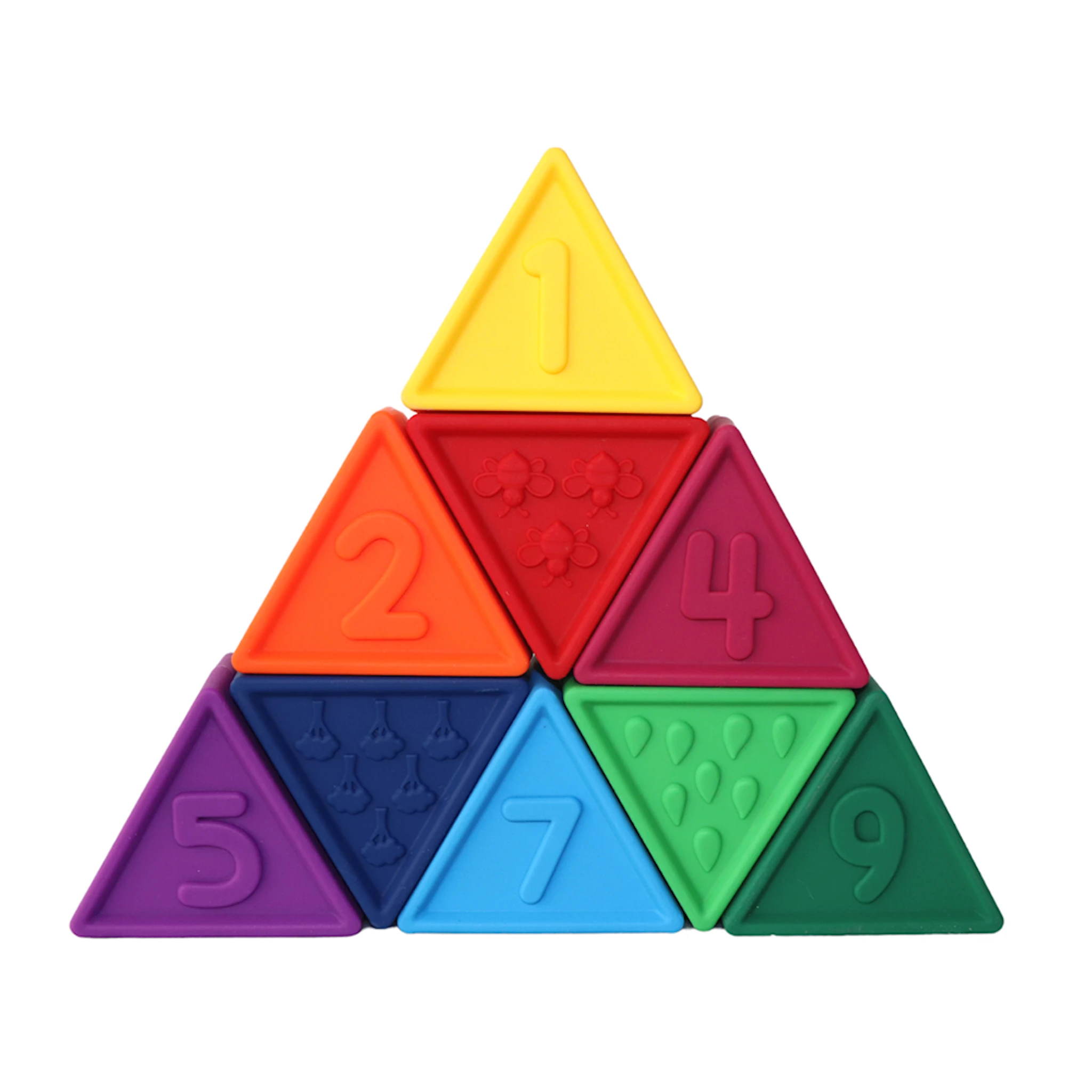 Tuotekuva ille Jellystone Designs Triblox Palikat Sateenkaari Janod