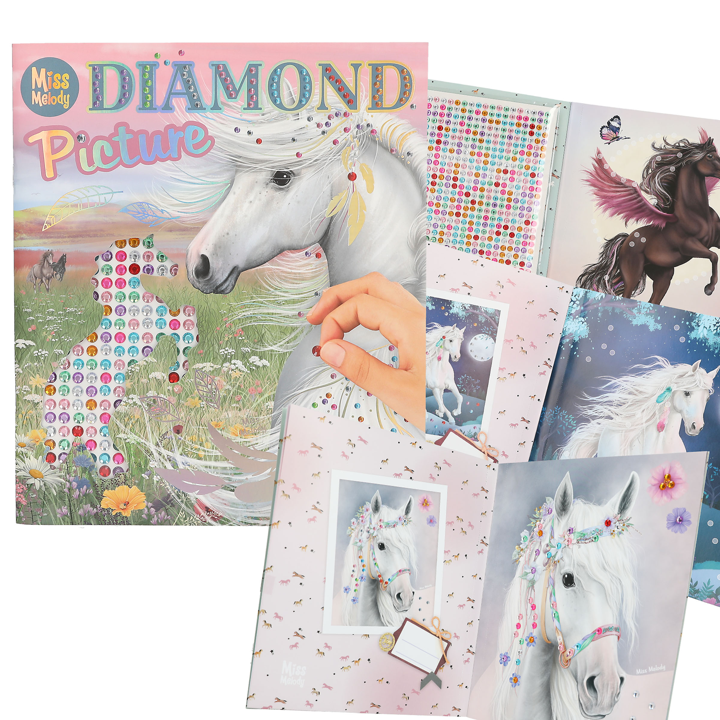 Stickersbok Create Your Diamond Picture Miss Melody