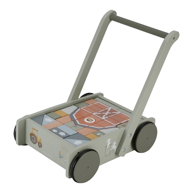 Produktbilde 1 for Little Farm Gåvogn med blokker Little Dutch