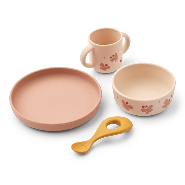Produktbilde 1 for Vivi Barnservis Butterfly/Apple blossom Liewood