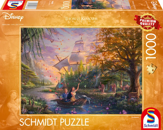 Disney Pocahontas Thomas Kinkade Palapeli 1000 palaa Schmidt