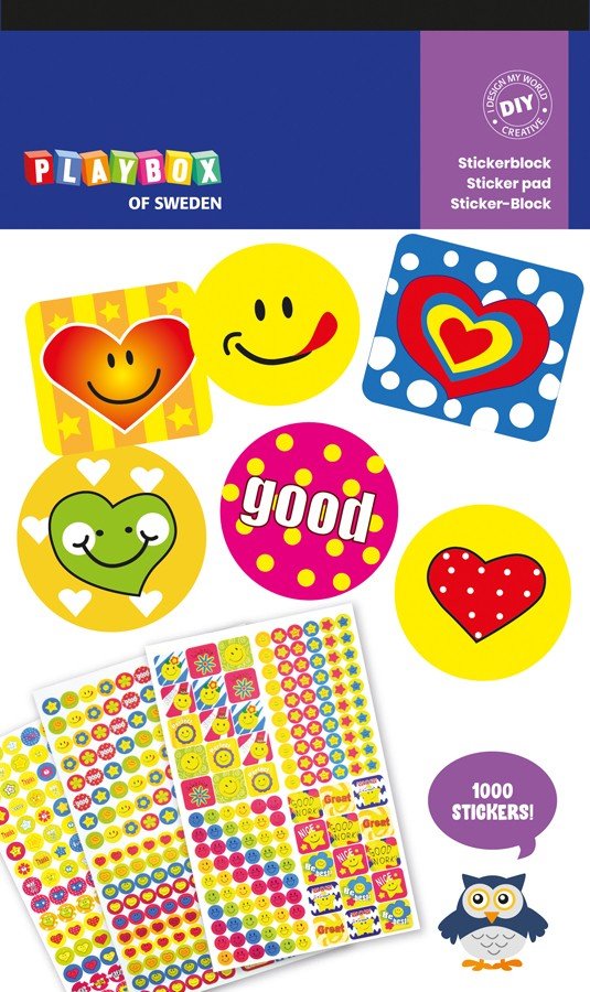 Klistermärken Smiley Playbox