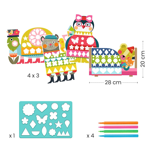 Produktbilde 4 for Mal innenfor linjene Djeco