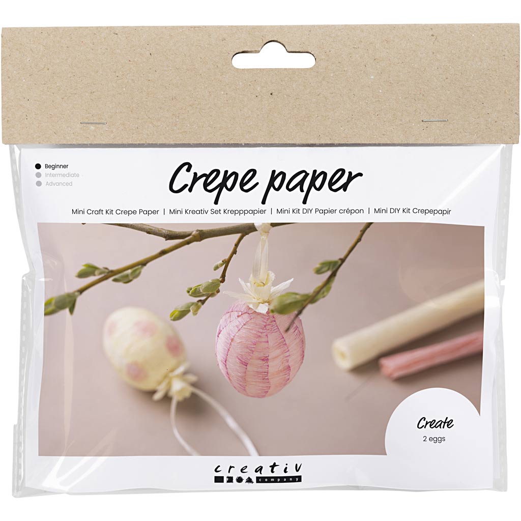 Pysselkit Påskägg i Kräppapper Creativ Company