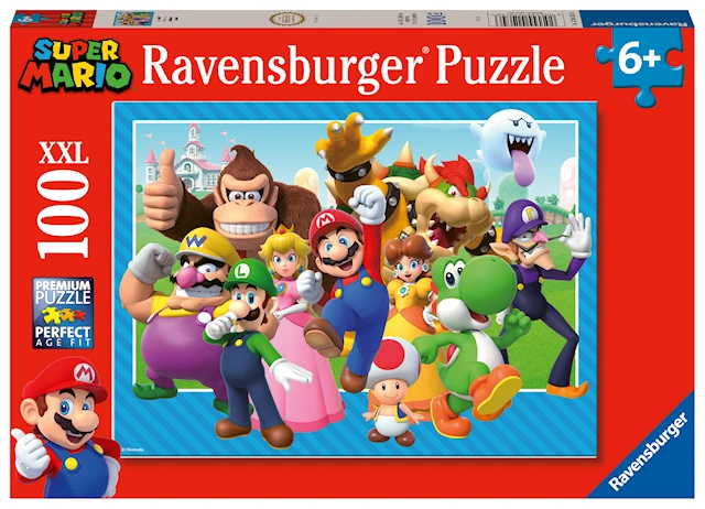 Pussel Super Mario 100 bitar, Ravensburger