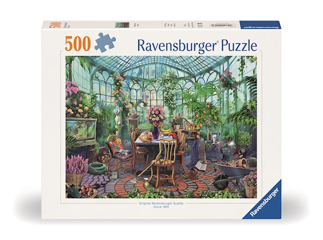 Pussel Greenhouse Mornings 500 bitar, Ravensburger