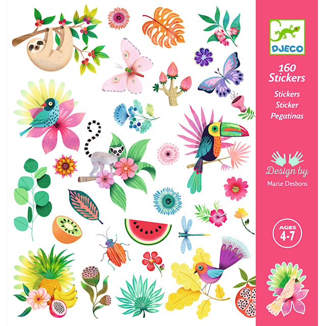 Produktbilde 1 for Klistremerker Paradis 160-pack Djeco