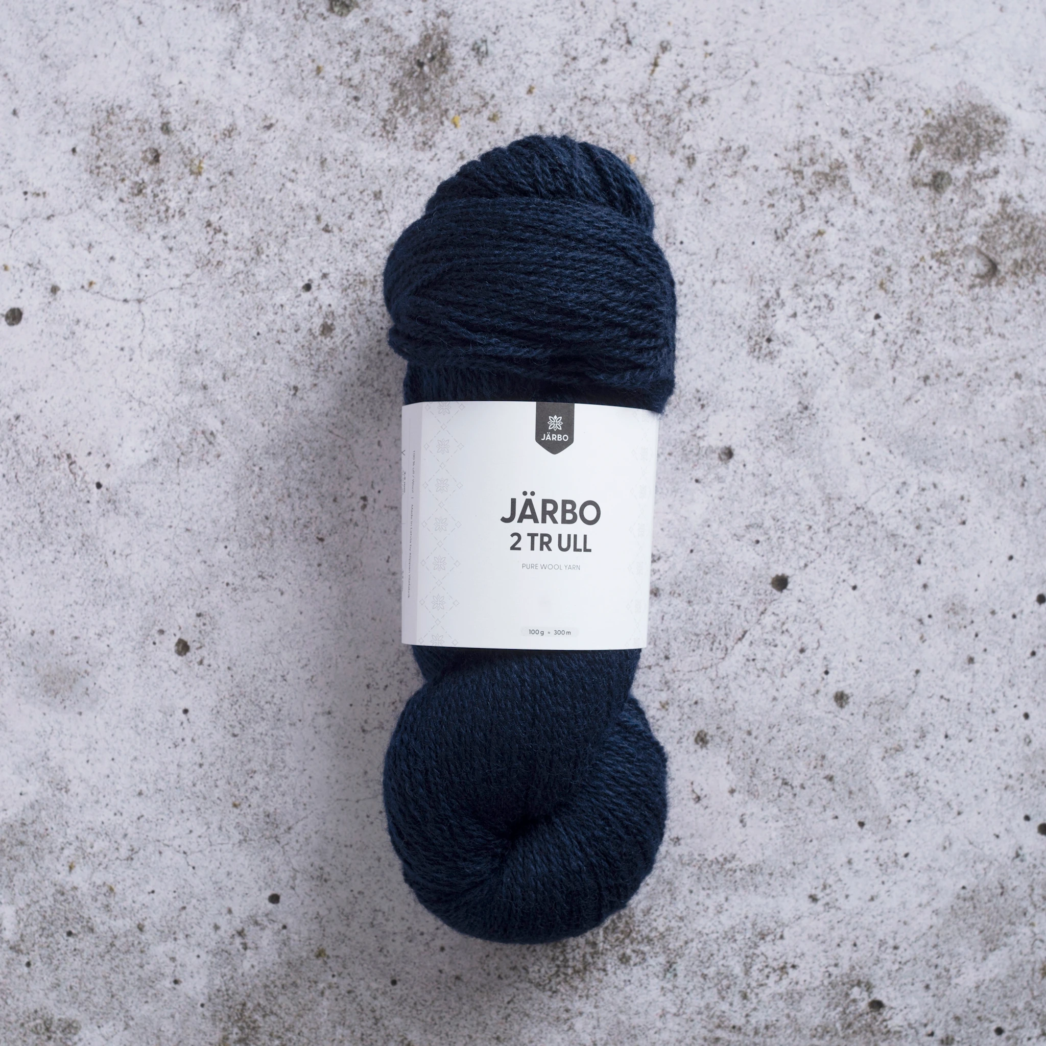 Produktbild för 2tr Ull 100 g Velvet blue Järbo