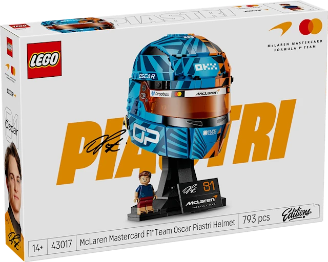 McLaren Mastercard F1® Team ‑kypärä – Oscar Piastri LEGO® Editions (43017)