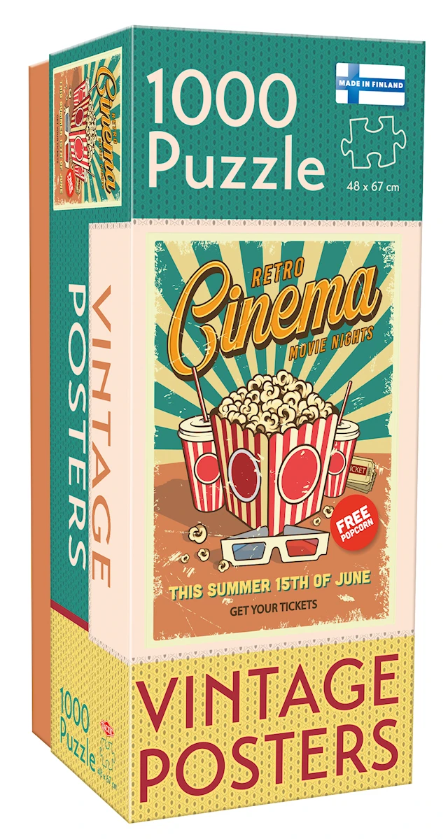 1000 palaa Vintage Retro Cinema Tactic