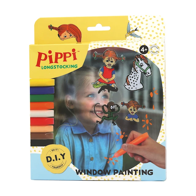 Pippi Window Painting Micki