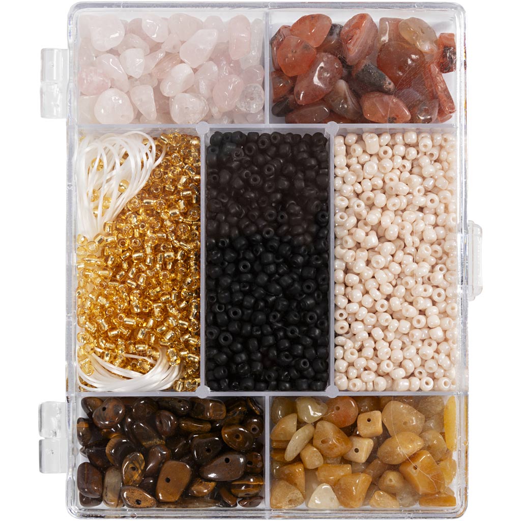 DIY Mix Smycken, Kristaller, stl. 2,6-10 mm, Hålstl. 0,8-1,2 mm, ca. 2520 st., mixade färger, 1 förp.