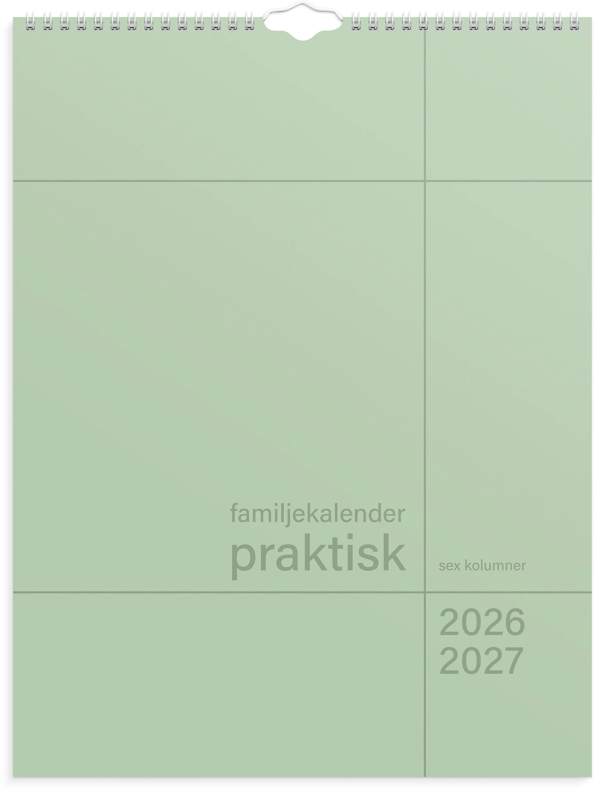 Produktbild för Familjekalender 26/27 Praktisk Burde